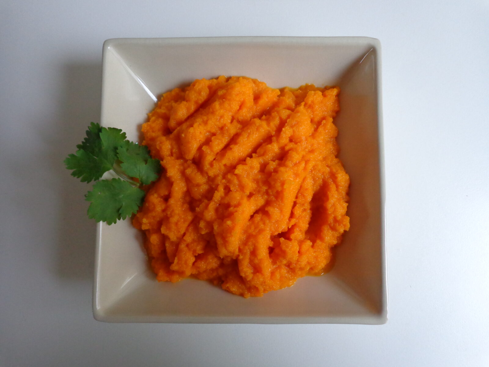 Pavé de thon et purée de carottes