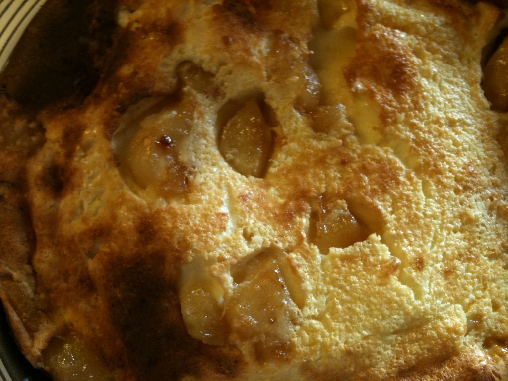 Pear flan The Everyday French Chef