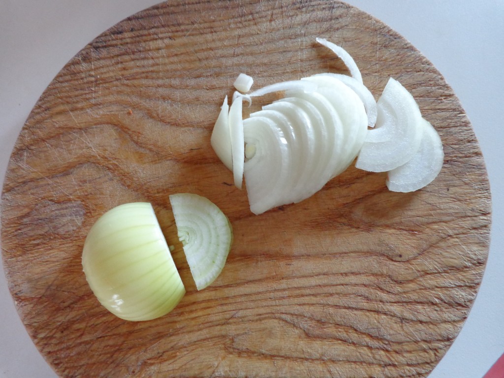 sliced onions The Everyday French Chef