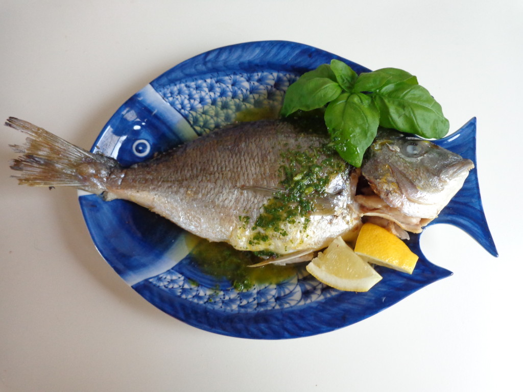 Baked with French basil sauce The Everyday French Chef