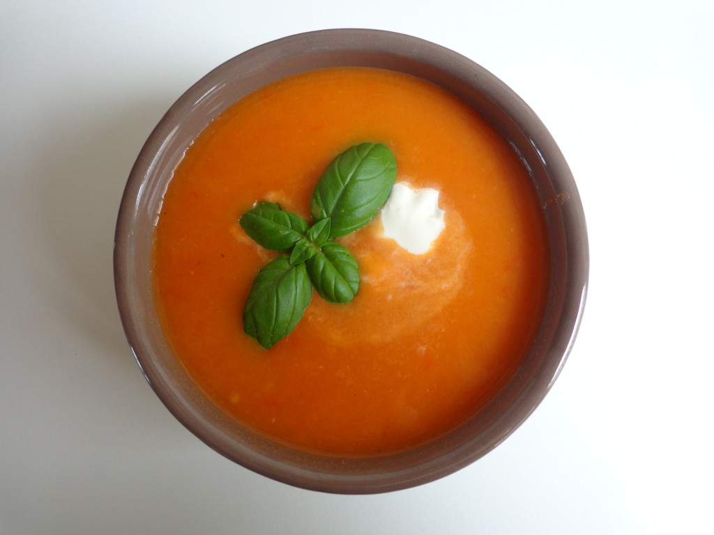 Soupe froide de tomates The Everyday French Chef