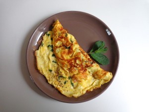 goat cheese omelet1
