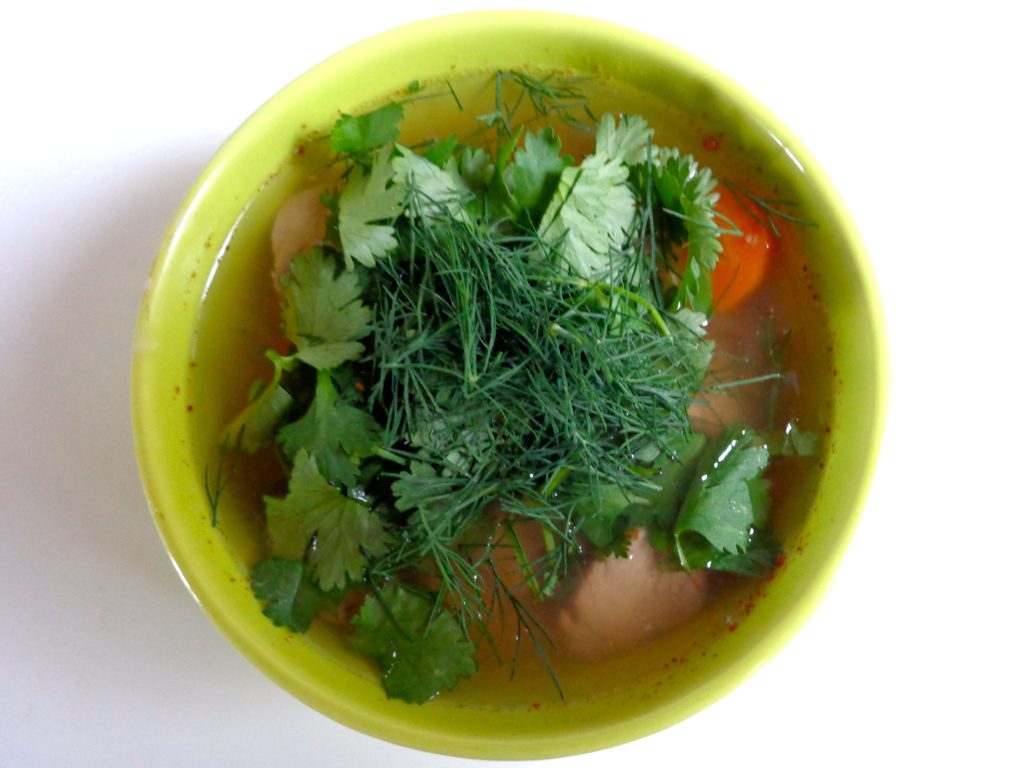 Soupe d’agneau aux herbes The Everyday French Chef